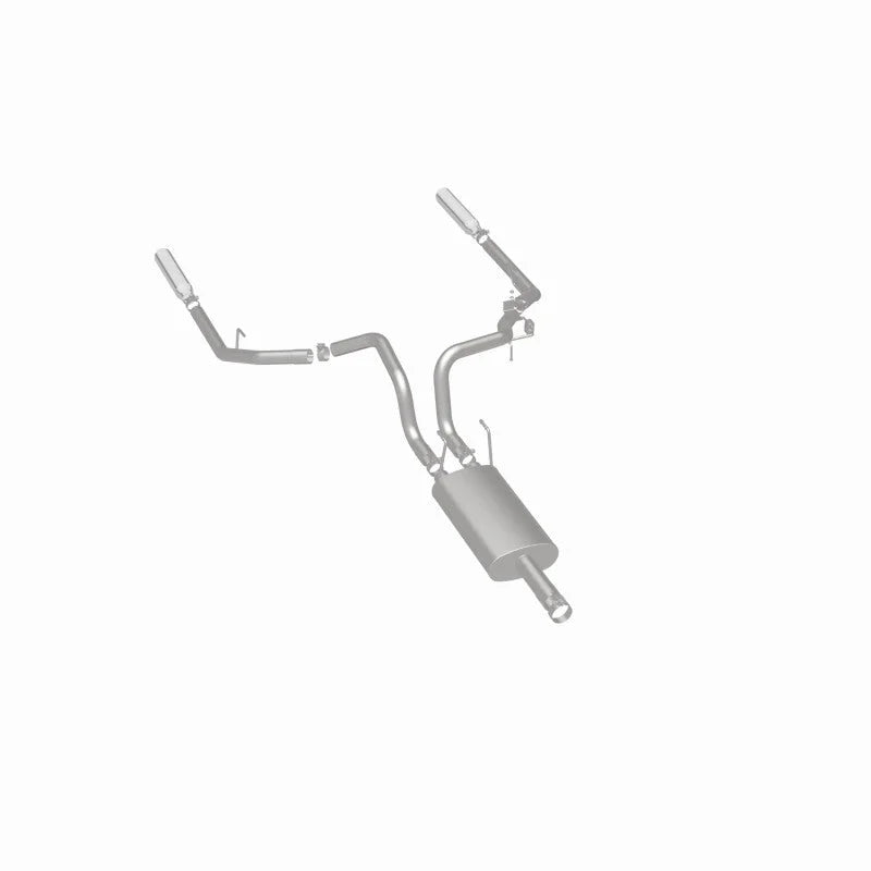 Magnaflow 09-13 Dodge Ram 1500 V6 3.6L Dual Spilt Rear Exit Polished Stainless C/B Perf Exhaust - Additional View 8