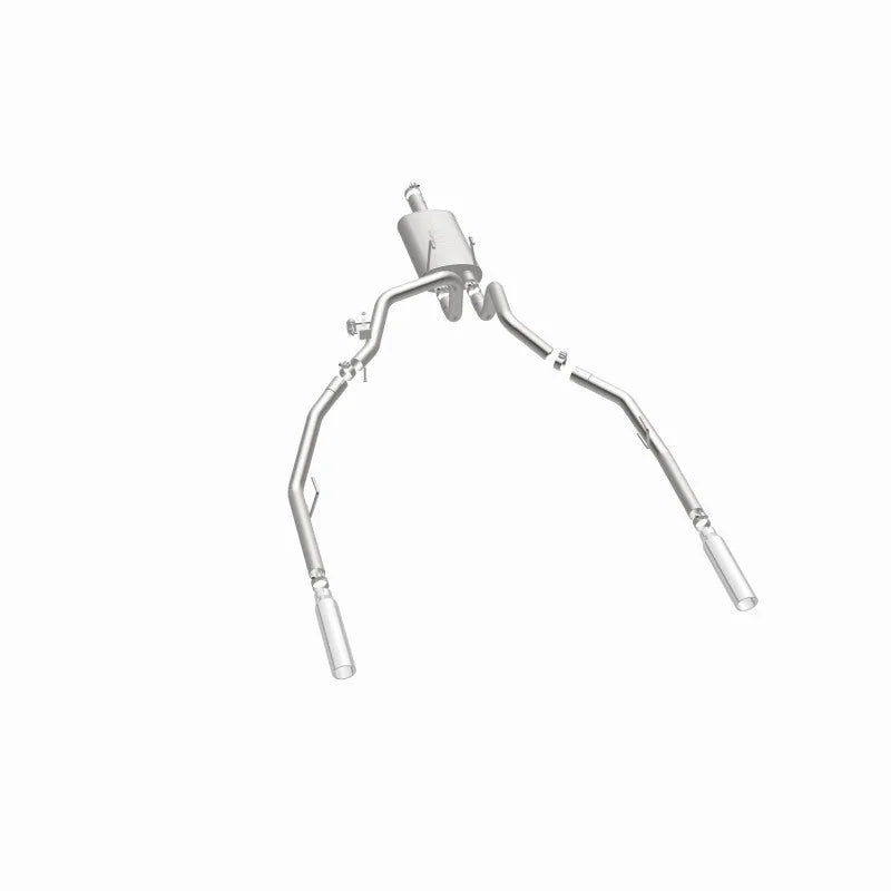 Magnaflow 09-13 Dodge Ram 1500 V6 3.6L Dual Spilt Rear Exit Polished Stainless C/B Perf Exhaust - Additional View 14