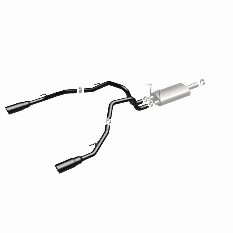 Magnaflow 09-15 Dodge Ram 1500 V8 Dual Spilt Rear Exit Black Stainless C/B Perf Exhaust - Additional View 10