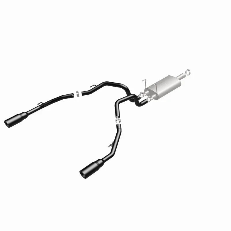 Magnaflow 09-15 Dodge Ram 1500 V8 Dual Spilt Rear Exit Black Stainless C/B Perf Exhaust - Additional View 16