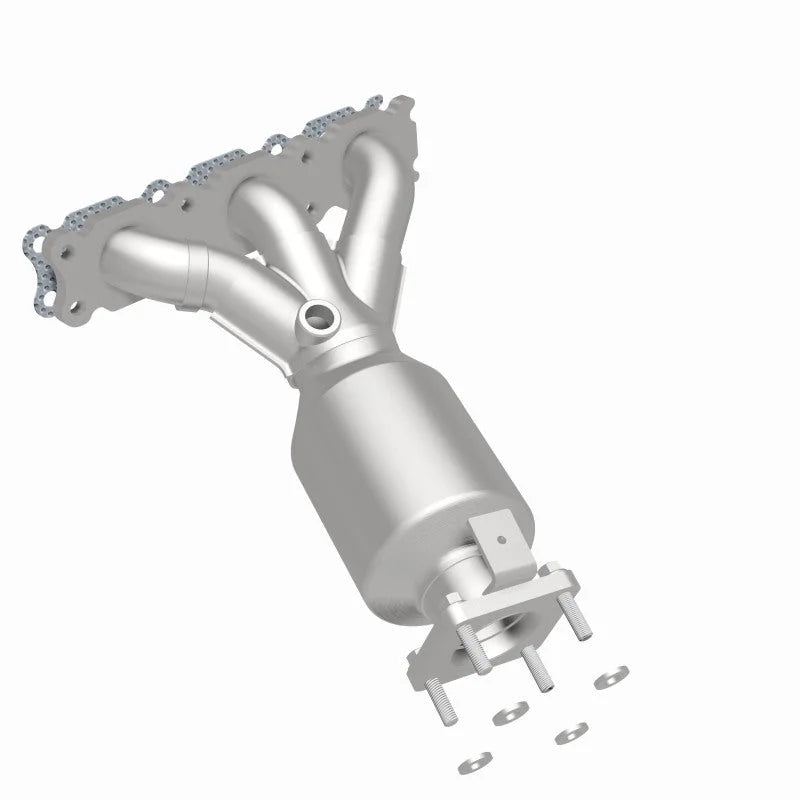 Magnaflow 11-14 Volvo XC90 3.2L EPA Compliant Manifold w/ Catalytic Converter - Back View