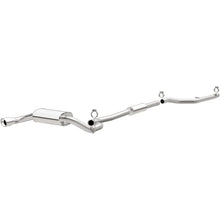 Load image into Gallery viewer, Magnaflow 13-15 BMW 320i  L4 2.0L Stainless Cat-Back Single Straight Drive Side Rear Exit Perf Exht - Side View
