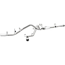 Load image into Gallery viewer, Magnaflow 14 Chev Silverado V8 5.3L CC/EC Cab Dual Split Behind Rear Tires Exit SS Cat Back Perf Exh - Main Product View