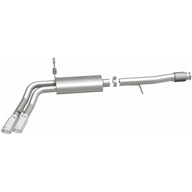 Magnaflow 14 Chev Silverado V8 5.3L CC/EC Dual Same Side Before P/S Tire Exit SS Cat Back Perf Exh - Additional View 12
