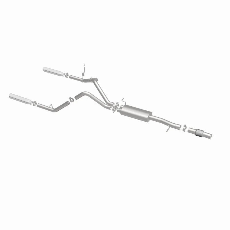Magnaflow 14 Chev Silverado V8 5.3L SC Cab Dual Split Rear Exit SS Cat Back Perf Exhaust - Additional View 8