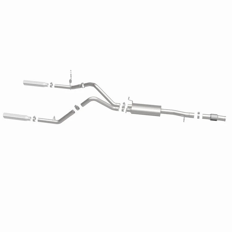 Magnaflow 14 Chev Silverado V8 5.3L SC Cab Dual Split Rear Exit SS Cat Back Perf Exhaust - Additional View 14