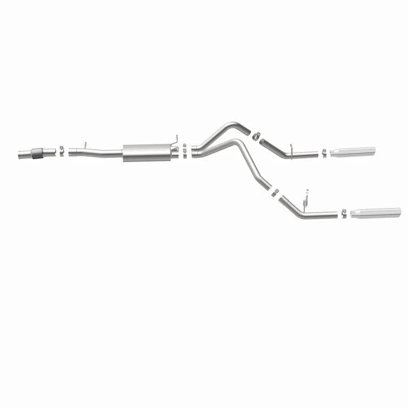 Magnaflow 14 Chev Silverado V8 5.3L SC Cab Dual Split Rear Exit SS Cat Back Perf Exhaust - Additional View 15