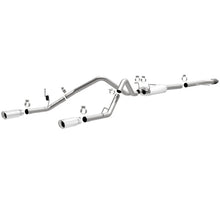Load image into Gallery viewer, Magnaflow 14 Chevy Silverado V8 5.3L CC/EC Cab Dual Split Rear Exit Stainless Cat Back Perf Exhaust - Main Product View
