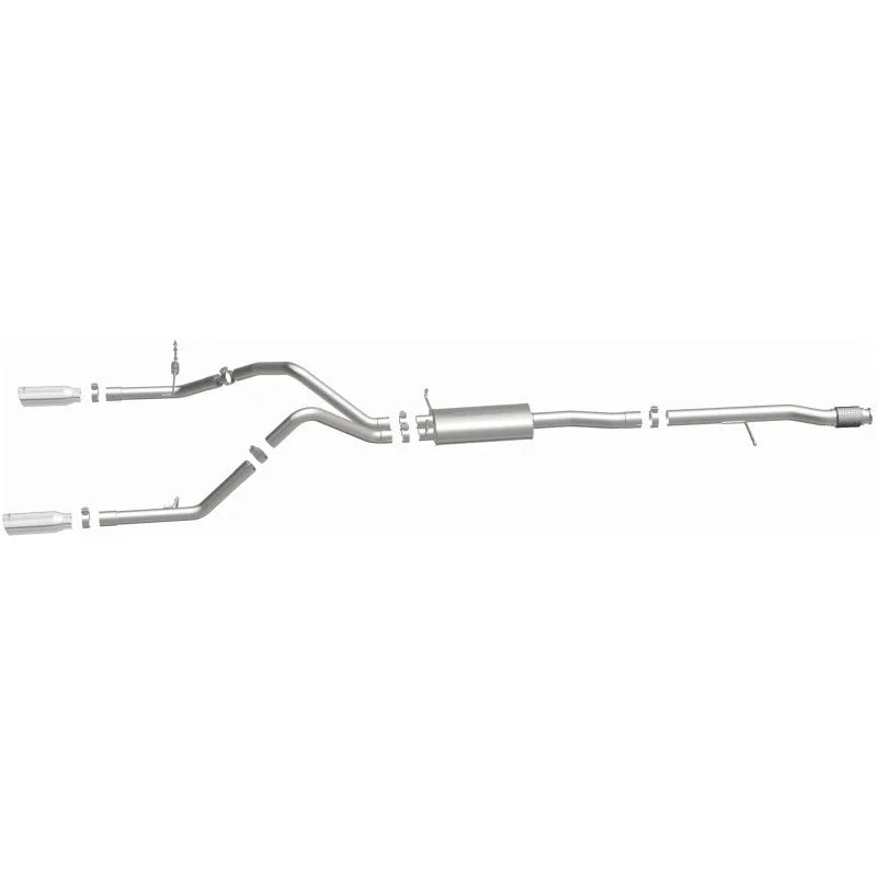 Magnaflow 14 Chevy Silverado V8 5.3L CC/EC Cab Dual Split Rear Exit Stainless Cat Back Perf Exhaust - Additional View 6