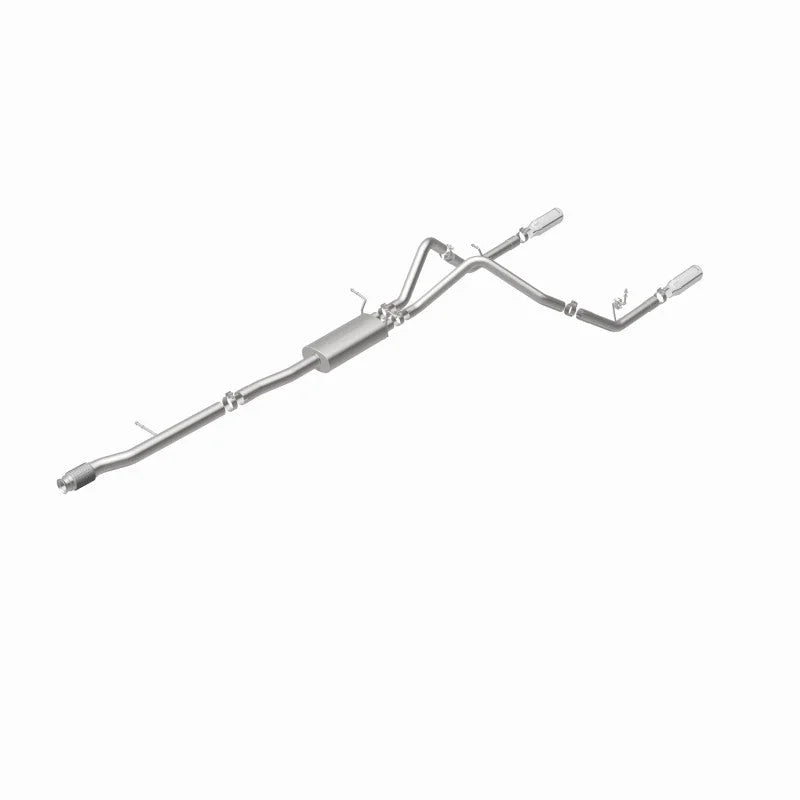 Magnaflow 14 Chevy Silverado V8 5.3L CC/EC Cab Dual Split Rear Exit Stainless Cat Back Perf Exhaust - Additional View 12