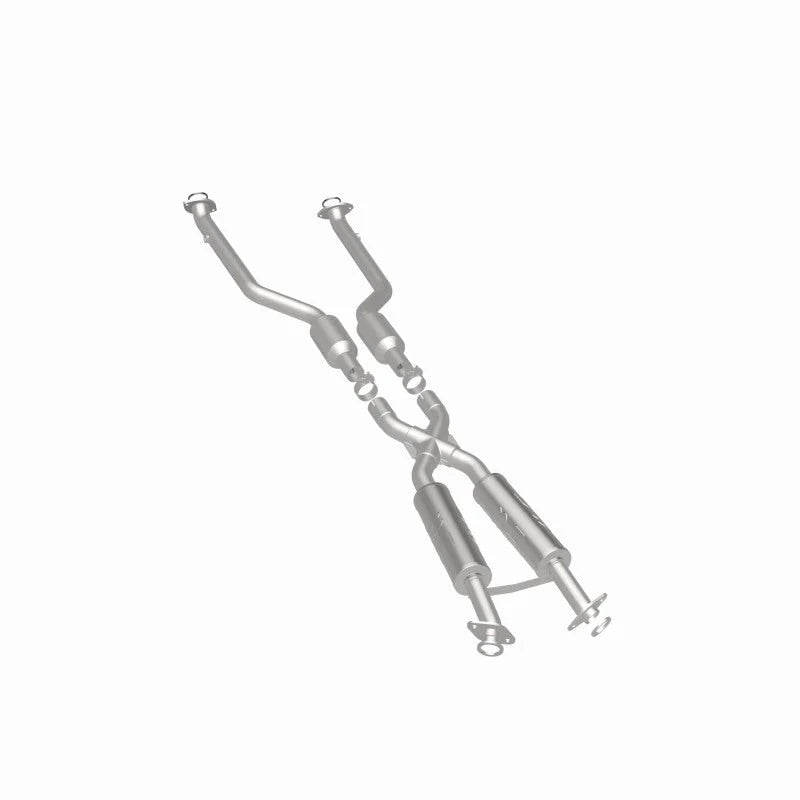 Magnaflow 15-17 RC350 V6 3.5 OEM Underbody Direct Fit Converter - Back View