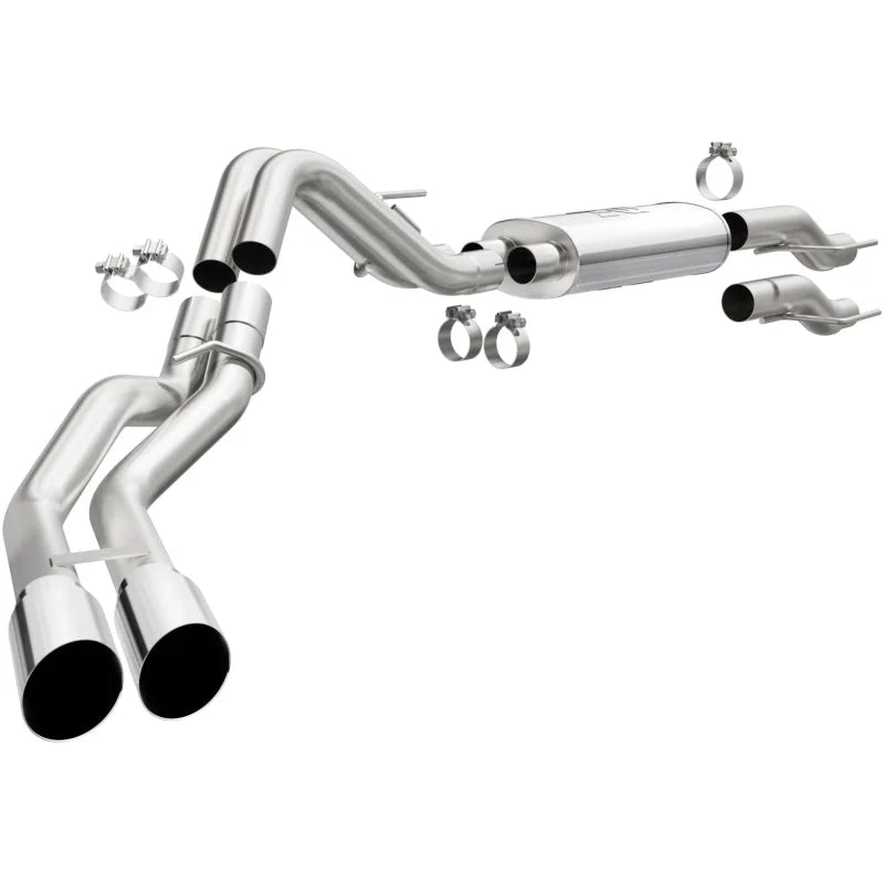 Magnaflow 15-21 Ford F-150 Street Series Cat-Back Performance Exhaust System- SS Polished Rear Exit - Main Product View