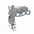 Load image into Gallery viewer, Magnaflow 2007 Scion tC 2.4L Direct Fit Converter - Installation View
