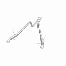 Load image into Gallery viewer, Magnaflow 2014 Ford Mustang V6 3.7L Comp Series Dual Split Rear Polished Stainless C/B Perf Exhaust - Additional View 6