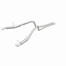 Load image into Gallery viewer, Magnaflow 2014 Ford Mustang V6 3.7L Comp Series Dual Split Rear Polished Stainless C/B Perf Exhaust - Additional View 12