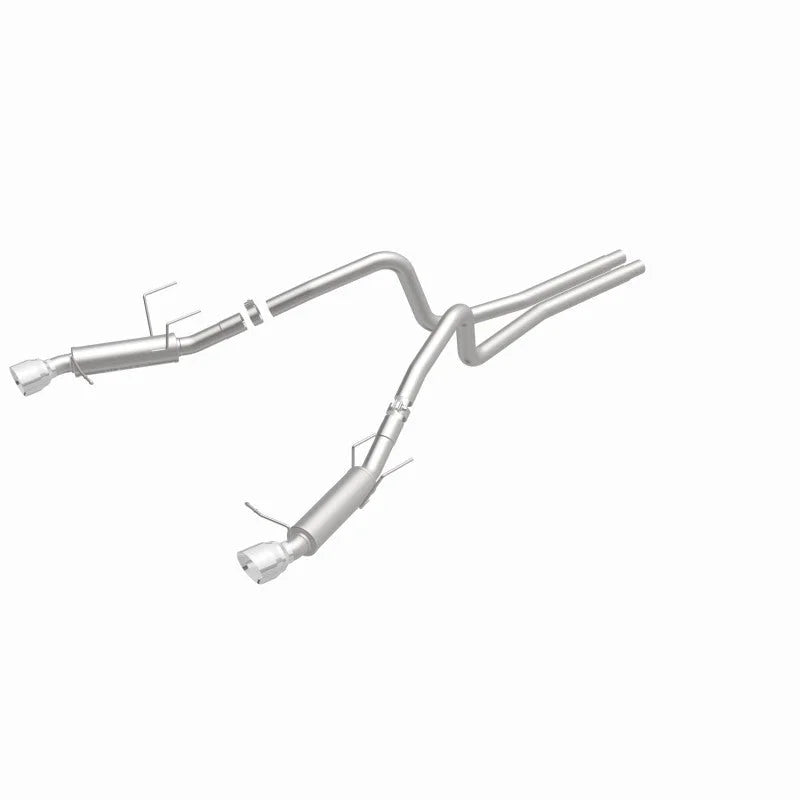 Magnaflow 2014 Ford Mustang V6 3.7L Comp Series Dual Split Rear Polished Stainless C/B Perf Exhaust - Additional View 13