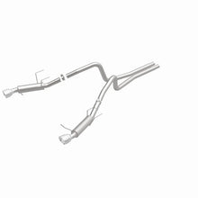 Load image into Gallery viewer, Magnaflow 2014 Ford Mustang V6 3.7L Comp Series Dual Split Rear Polished Stainless C/B Perf Exhaust - Additional View 13