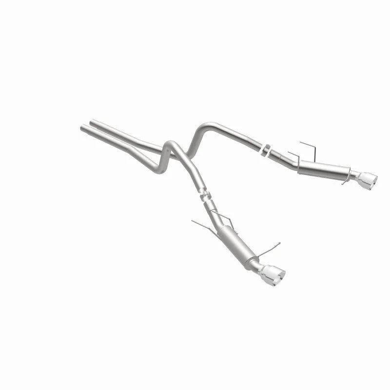 Magnaflow 2014 Ford Mustang V6 3.7L Comp Series Dual Split Rear Polished Stainless C/B Perf Exhaust - Additional View 14