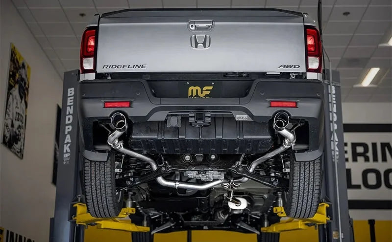 Magnaflow 2021+ Honda Ridgeline 3.5L NEO Cat-Back Exhaust System - Back View