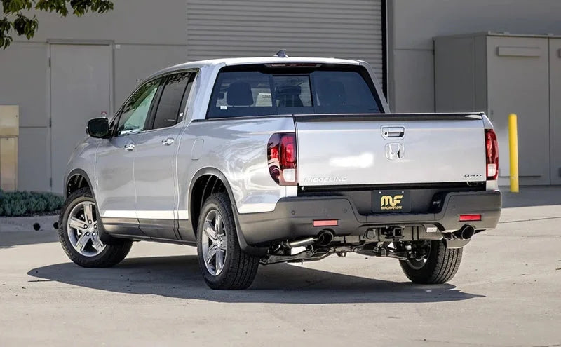 Magnaflow 2021+ Honda Ridgeline 3.5L NEO Cat-Back Exhaust System - Installation View