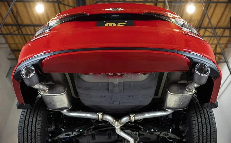 Magnaflow 2022+ Honda Civic EX 1.5L sedan NEO Cat-Back Exhaust System - Back View