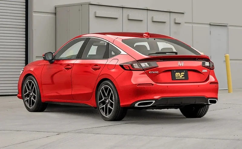 Magnaflow 2022+ Honda Civic Sport 1.5L Hatchback NEO Cat-Back Exhaust System - Installation View