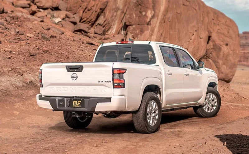 Magnaflow 2022+ Nissan Frontier (3.8L V6) Overland Series Cat-Back Performance Exhaust System - Side View
