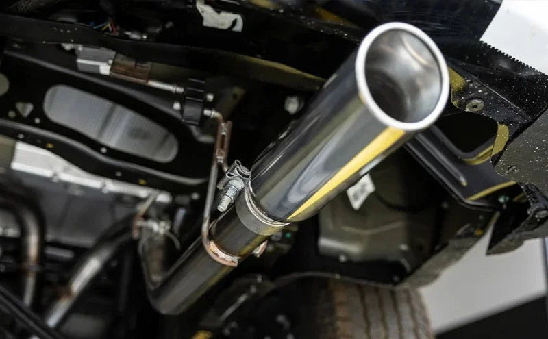 Magnaflow 2023+ Chevy Colorado NEO Cat-Back Exhaust System- Dual-Split Rear Exit - Installation View