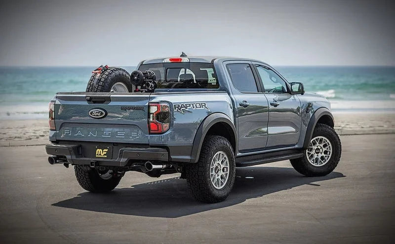 Magnaflow 2024 Ford Ranger Raptor Cat-Back Exhaust System - Installation View