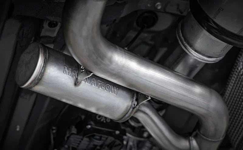 Magnaflow 2024 Toyota Tacoma Overland Series Cat-back Exhaust System - Back View