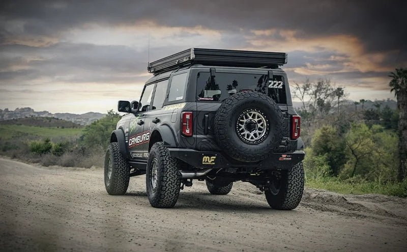 Magnaflow 21-24 Ford Bronco Rock Crawler Series Cat-Back Exhaust System - Side View