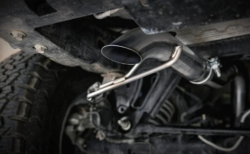 Magnaflow 21-24 Ford Bronco Rock Crawler Series Cat-Back Exhaust System - Back View