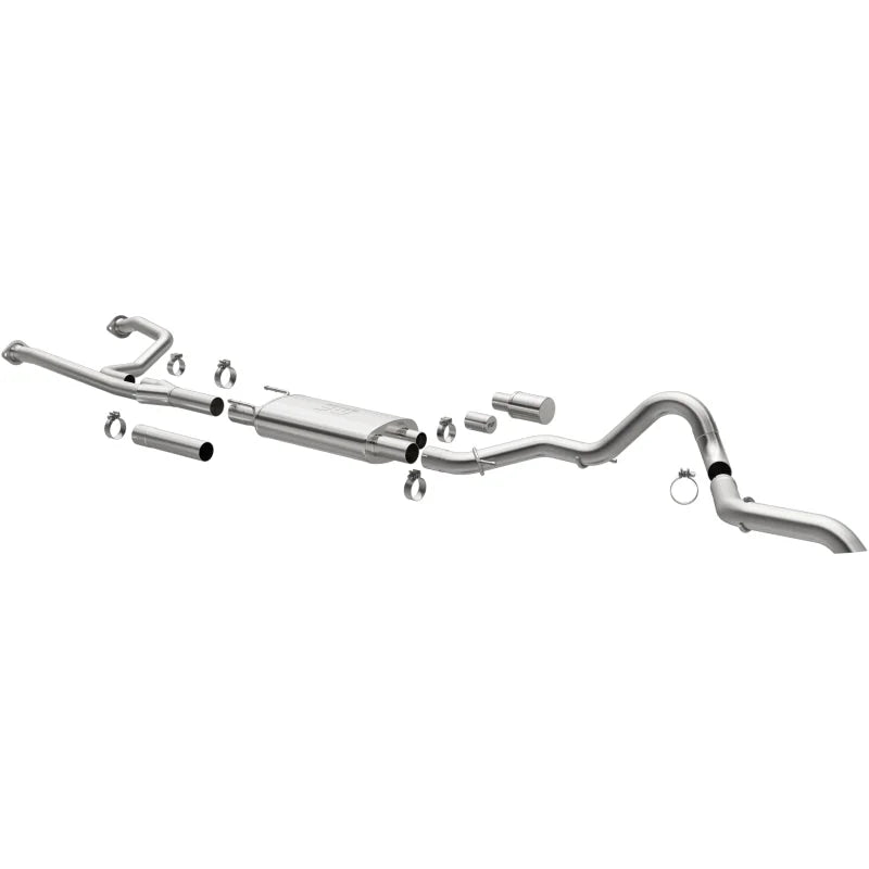 Magnaflow 22+ Toyota Tundra Overland Series 3in Single Straight Passenger Side Rear Cat-Back Exhaust - Main Product View