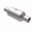 Load image into Gallery viewer, Magnaflow 2.25 w/dual O2 5in. Spun Universal Converter - Installation View