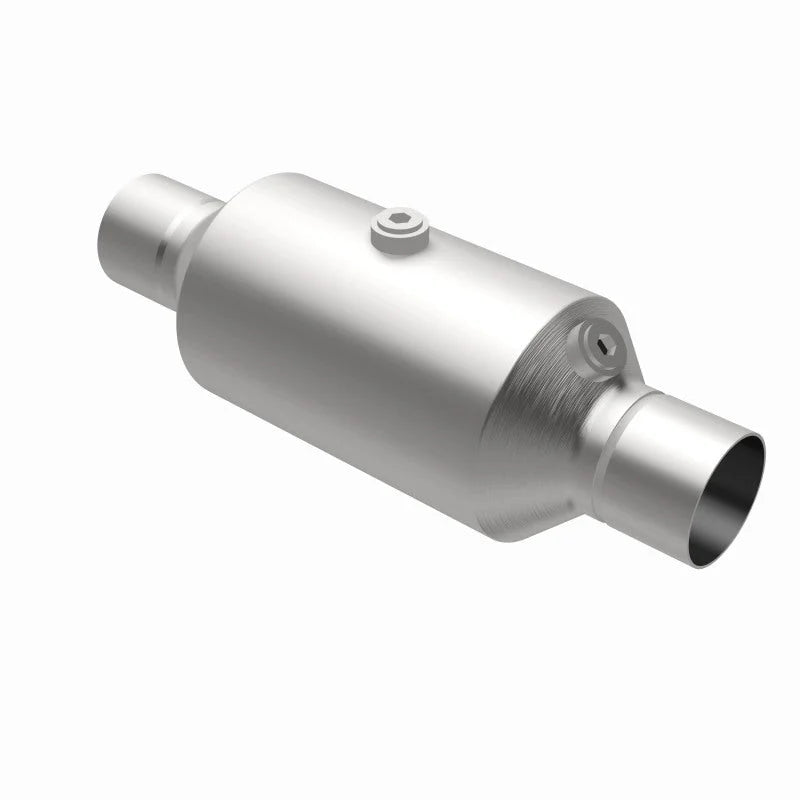 Magnaflow 2.25 w/dual O2 5in. Spun Universal Converter - Installation View
