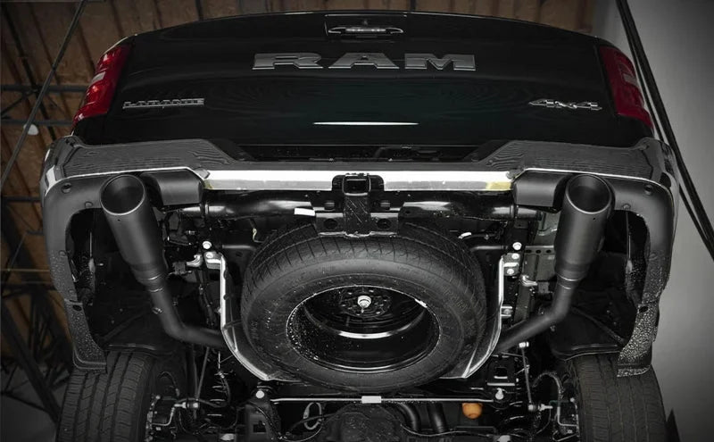 Magnaflow 25+ Ram 1500 I6 3.0L SPEQ Series Black Coated Cat-Back Performance Exhaust System - Side View
