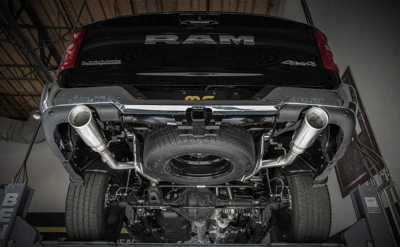 Magnaflow 25+ Ram 1500 I6 3.0L SPEQ Series Polished Cat-Back Performance Exhaust System - Back View