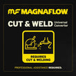 Load image into Gallery viewer, Magnaflow 2.50 2/O2 CA 5in. Spun CA Universal Converter fits 2013-2016 Audi Q5 Hybrid Prestige / 2011-2017 Audi Q5 Premium