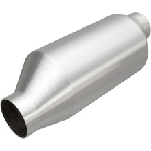Load image into Gallery viewer, Magnaflow 2in In/Out 4in Round Body 11.875in L Universal California Legal Catalytic Converter - Main Product View