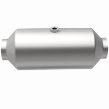 Load image into Gallery viewer, Magnaflow 3.00in. C/C 6in. spun body Universal Converter - Installation View