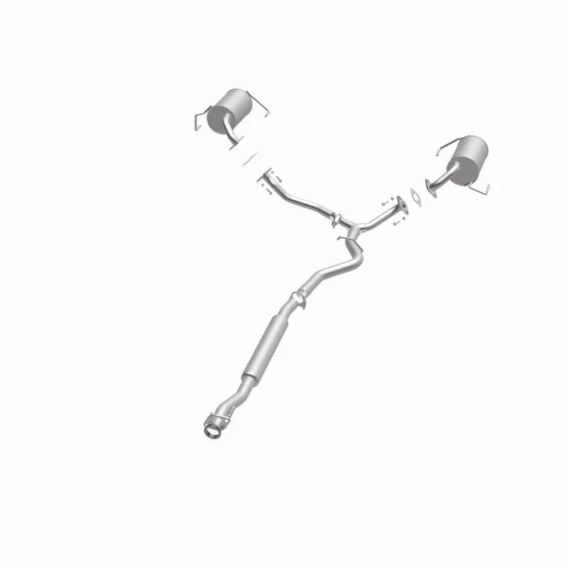 Magnaflow BRE Exhaust Exhaust Kit fits 2005-2006 Subaru Outback XT / 2005-2009 Subaru Outback XT Limited - Side View