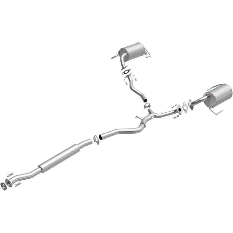 Magnaflow BRE Exhaust Exhaust Kit fits 2005-2006 Subaru Outback XT / 2005-2009 Subaru Outback XT Limited - Back View