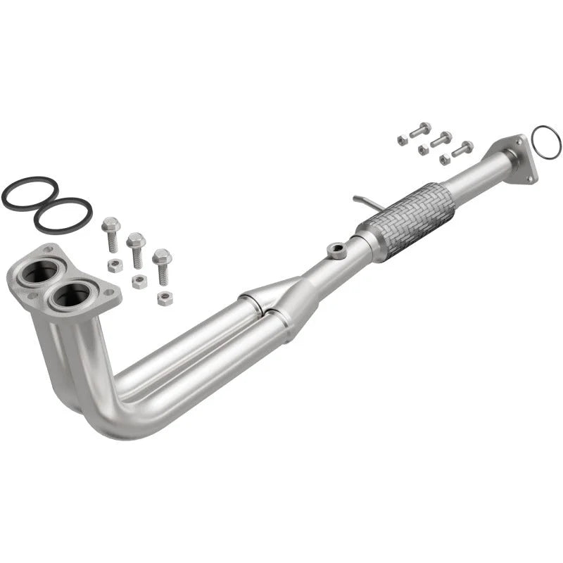 Magnaflow BRE Exhaust Front Pipe Kit fits 1990-1993 Honda Accord EX 2.2L / 1993 Honda Accord SE 2.2L - Side View