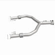 Load image into Gallery viewer, Magnaflow BRE Exhaust Front Pipe Kit fits 2005-2006 Infiniti G35 X 3.5L - Back View