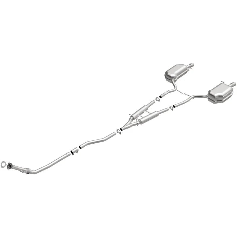 Magnaflow BRE Exhaust Kit fits 2004-2005 Audi A4 Quattro Avant / 2004-2005 Audi A4 Quattro - Side View
