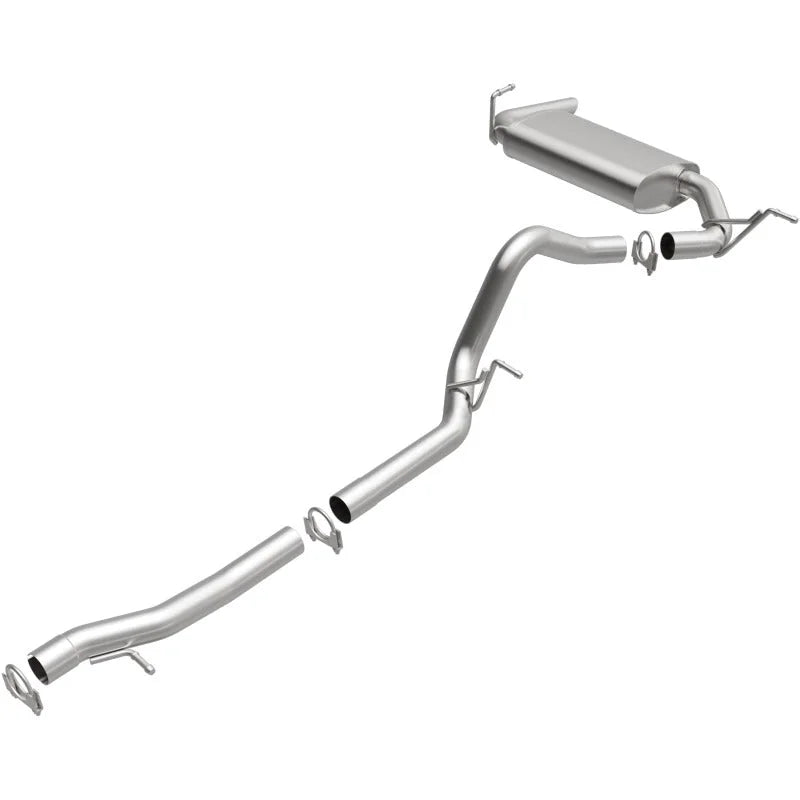 Magnaflow BRExhaust Exhaust Kit fits 2012-2018 Jeep Wrangler / Wrangler JK - Side View