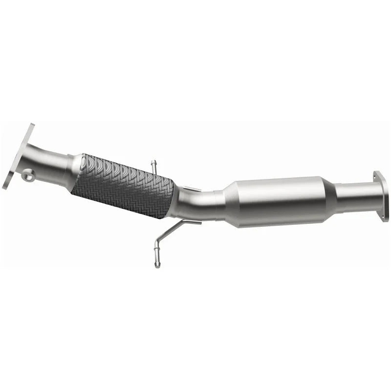Magnaflow California Direct Fit Converter fits 2004-2010 Volvo S40 2.4L / 2004-2010 Volvo V50 2.4L - Side View