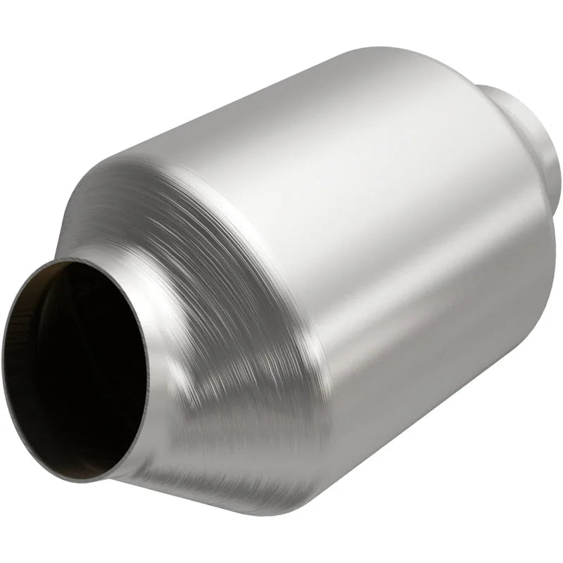 Magnaflow Carb Compliant SS Univ. Catalytic Converter 8.125in Body L X 5in Body W  (2.50 CA Spun) - Main Product View