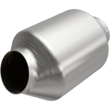 Load image into Gallery viewer, Magnaflow Carb Compliant SS Univ. Catalytic Converter 8.125in Body L X 5in Body W  (2.50 CA Spun) - Main Product View