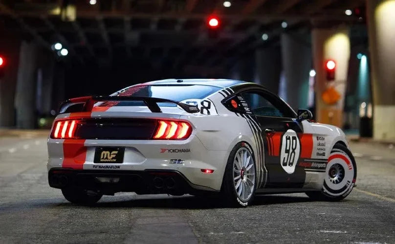 Magnaflow 00-04 Chev Corvette V8 5.7L Comp Series Quad Ctr Rr Exit SS Cat-Back Perf Exhaust - Back View